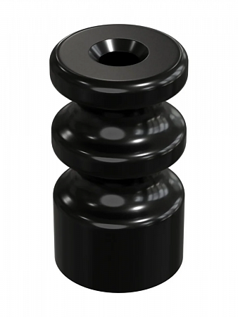 МЕЗОНИНЪ РЕТРО Изолятор двойной фарфор (керамика) черный (уп.15шт, цена за шт) GE70225-05 на сайте Стройсервис
