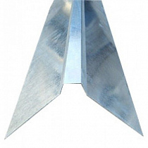 Конек фигурный без подгиба 119мм*2м Zn на сайте Стройсервис
