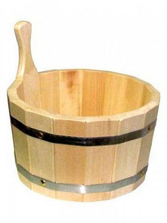 Ушат ЛИПА 5 литров   д. 230мм высота 230мм на сайте Стройсервис
