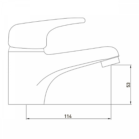Смеситель для умывальника GROSS AQUA Optima 6546511C (1)