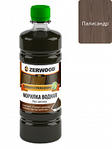 Морилка водная ZERWOOD MV палисандр 0,5 бутылка ПЭТ(1/6) *6(1/1080) на сайте Стройсервис

