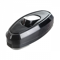 UNIVersal Переключатель бра черный 6А 250В  на сайте Стройсервис
