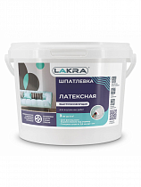 0008042 Шпатлевка латексная Лакра для внутренних работ 3кг Россия на сайте Стройсервис
