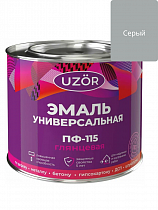 Эмаль ПФ-115 Серая 1,8кг Узор на сайте Стройсервис
