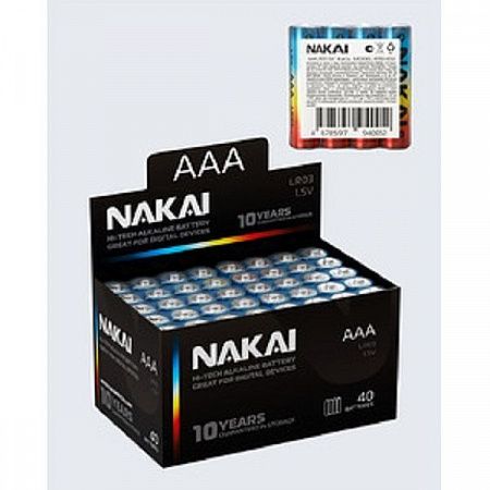 Батарейка LR 3 NAKAI Hi-Tech б/б 4S 40box на сайте Стройсервис
