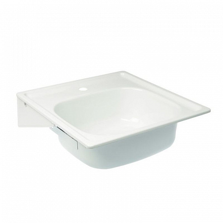 Мойка сталь эм. с кронштейнами 500х500х172 ВИЗ  на сайте Стройсервис
