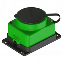 NE-AD розетка прямая 1 гн. с загл. каучук 2Р+РЕ 1х16А 220-240V IP44 Зеленый 4503 на сайте Стройсервис
