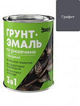 Грунт-эмаль по ржавчине 3в1 Узор глянцевая графит Ral 7024 фас 0.8кг на сайте Стройсервис
