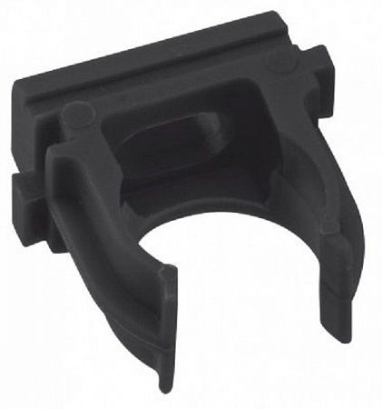 Крепеж-клипса d32 мм для электрики черный на сайте Стройсервис
