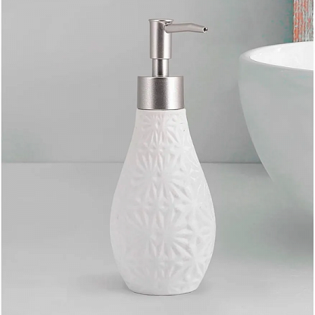 Дозатор д/жидкого мыла ВаннДерВайт,керамика,цвет белый 60714 Master House на сайте Стройсервис
