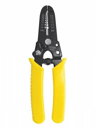Клещи для снятия изоляции, диаметр проводов 0,6-2,6 мм, Профи, пластиковая ручка 170 мм на сайте Стройсервис
