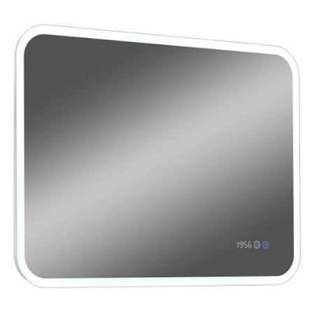 Зеркало Demure LED 1000*700 с сенсором и часами 3ЛП727 Агава