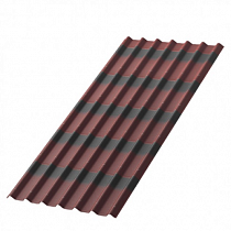 Ондулин Черепица красная 0,95*1,95м на сайте Стройсервис
