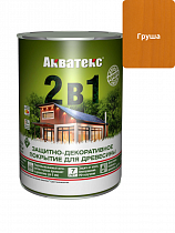 Защитно-декоративное покрытие для древесины Акватекс 2в1 груша 0,8л на сайте Стройсервис
