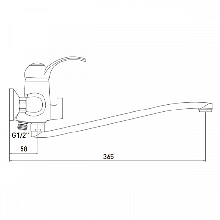 Смеситель для ванны GROSS AQUA Arabic 7518516C-35S