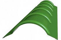 Конек круглый R110мм*2м RAL 6005 Зеленый мох на сайте Стройсервис
