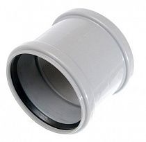 Муфта канализ. надвижная/ремонтная серая Ду 50мм PP-H Flextron на сайте Стройсервис
