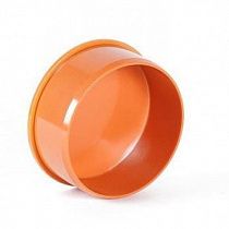 Заглушка канализационная рыжая Дн160мм НПВХ Хемкор на сайте Стройсервис
