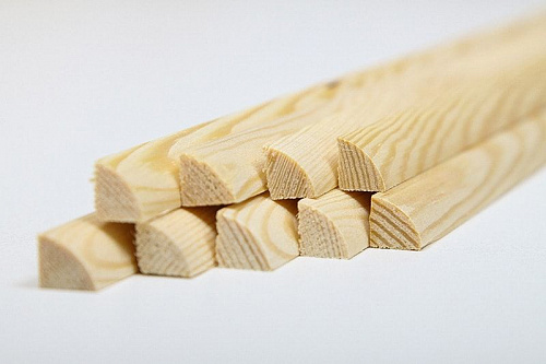 Штапик оконный 10*10мм *0,8м сосна, цельный, сорт Экстра на сайте Стройсервис
