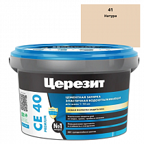 Затирка Церезит CE 40 Aquastatic натура, 2кг на сайте Стройсервис
