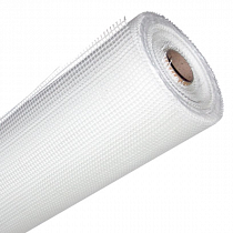 Сетка штукатурная интерьерная 5*5мм 1м*20м 65г/м²   стекловолокно белая на сайте Стройсервис
