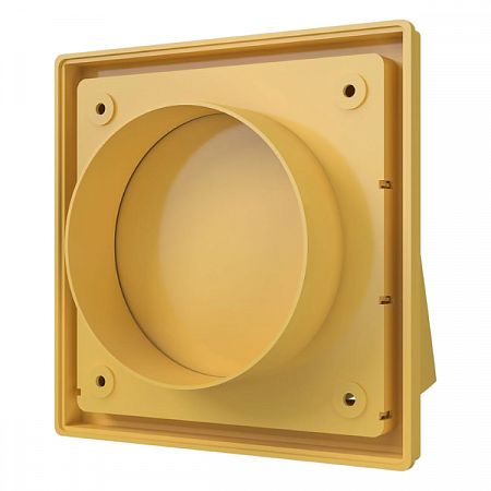 Решетка с обратным клапаном 1515К10ФВ D100 пластик бежевый ERA (2)