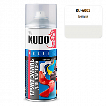 Грунт-эмаль для пластика белый 520мл KU-6003 KUDO на сайте Стройсервис

