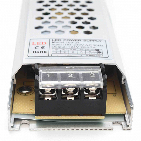 Блок питания для светодиодной ленты PRO 24V 100W IP20 4.16А алюм. серый 03-71 APEYRON Electrics
