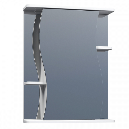 Шкаф-зеркало VIGO Alessandro 3-550 (белый) на сайте Стройсервис
