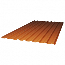 Поликарбонат МП-20 Профилированный Plastilux SUNNEX (У) 0,8 мм, 1,15м * 2,0м ЯНТАРЬ    на сайте Стройсервис
