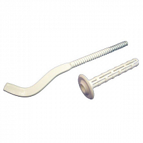 Кронштейн радиатора штырьевой с дюбелем 7*220мм на сайте Стройсервис
