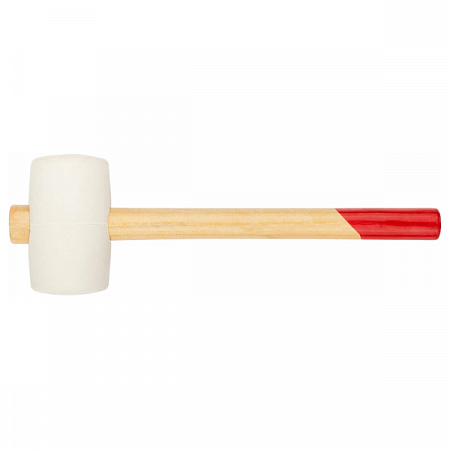 Киянка  450гр белая резина деревянная ручка на сайте Стройсервис
