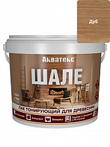 Акватекс ШАЛЕ лак тонирующий для древесины 0,9 кг (дуб) на сайте Стройсервис
