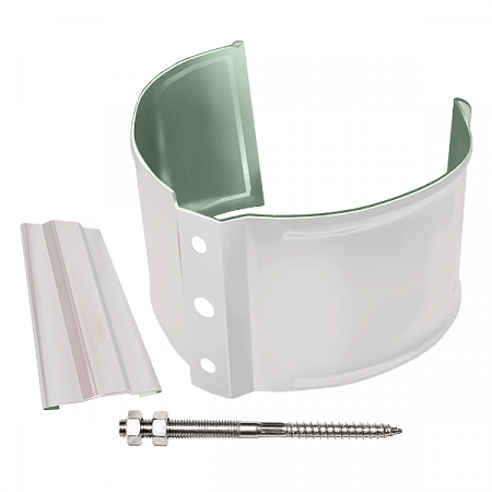 ДЕРЖАТЕЛЬ ТРУБЫ GRANDLINE OPTIMA 90 НА КИРПИЧ RAL9003 СИГНАЛЬНО-БЕЛЫЙ на сайте Стройсервис
