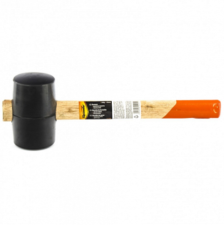 Киянка  340 гр.,черная резина деревянная рукоятка SPARTA на сайте Стройсервис
