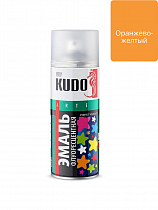 Эмаль флуоресцентная оранжево-желтая 520 мл. KUDO-1205 на сайте Стройсервис
