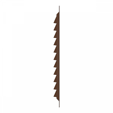 Решетка вытяжная стальная 2020МЭ коричневая ERA (1)