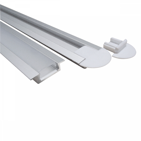 Профиль алюминиевый PAL 2206 врезной (2м) анодированный JazzWay (1)