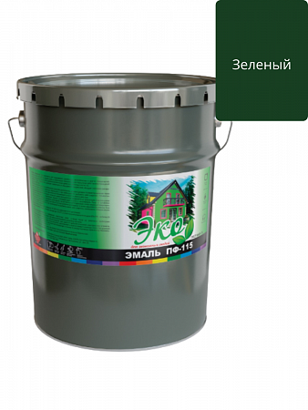 Эмаль ПФ-115 Зеленая 20кг ЭКО на сайте Стройсервис
