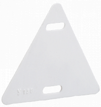 Бирка кабельная маркировочная У-136 55х55х55мм (треугольник) UZMA-BIK-Y136-T IEK  на сайте Стройсервис
