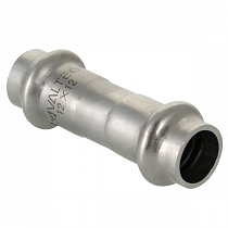 Муфта нерж. сталь соединительная D28 Valtec на сайте Стройсервис
