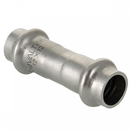 Муфта нерж. сталь соединительная D28 Valtec на сайте Стройсервис
