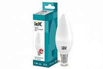 Лампа светодиодная Eco 7Вт C 35свеча 4000К нейтр. бел. E14 230В IEK LLE-C35-7-230-40-E14 на сайте Стройсервис
