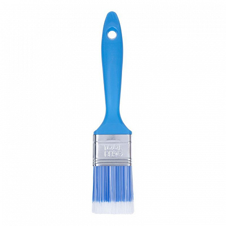 Кисть плоская "Лазурит-Стандарт" 38мм, иск. щетина, пласт. ручка TOOLBERG на сайте Стройсервис

