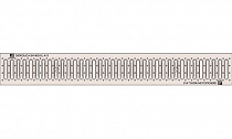 Решётка водоприёмная штампованная стальная оцинкованная РВ-10.13,6.100 с отверстиями для крепления, кл. А15 Gidrolica®Standart