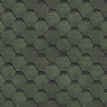 Гибкая Черепица SHINGLAS  Оптима Соната (зеленый) 1уп=3м²  на сайте Стройсервис
