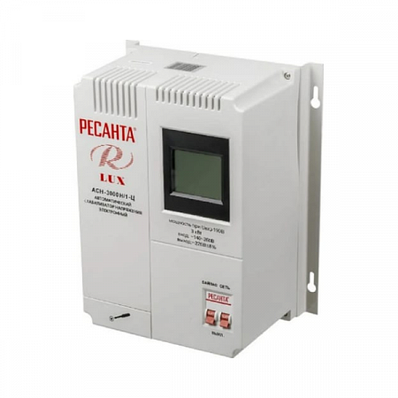 Стабилизатор напряжения АСН- 3000Н/1-Ц Ресанта Lux 63/6/21 на сайте Стройсервис
