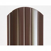 ЕВРОШтакетник шир.102мм выс.2,0 м Версаль  полиэстер  односторонний RAL 8017  на сайте Стройсервис
