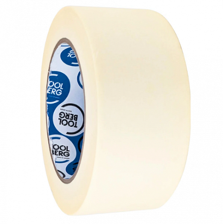 2010170 Лента малярная клейкая на крепированной бумаге, 50мм х 50м, Россия, TOOLBERG на сайте Стройсервис
