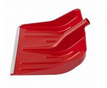 Лопата Снег пластмас. 400*420мм с планкой б/черенка КРАСНАЯ на сайте Стройсервис
